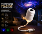 Portable Mini USB Starry Sky Projection Lamp